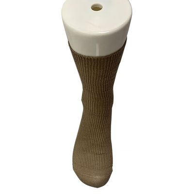Diario de espesor estándar de cáñamo natural Calcetines de mujer de hilo de cáñamo y seda