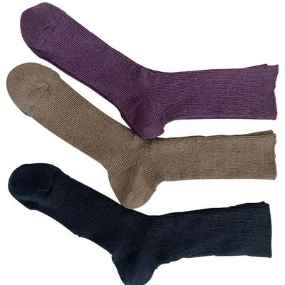Diario de espesor estándar de cáñamo natural Calcetines de mujer de hilo de cáñamo y seda
