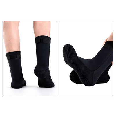 Calcetines impermeables para nadar y bucear con calcetines de belleza de color sólido y puntos pequeños 3D