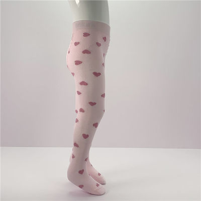 Calcetines de bebé cómodos en algodón transpirable con corazones rosados