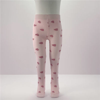 Calcetines de bebé cómodos en algodón transpirable con corazones rosados