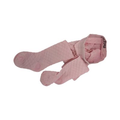 Color sólido de punto rosa Niñas de bebé Calcetines de pie Estilo de salida Niños lindos largos apretados