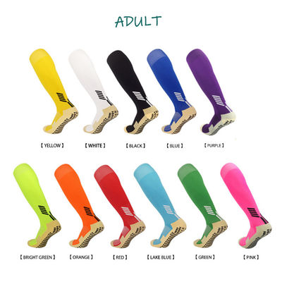 Calcetines de fútbol de poliamida de rodilla alta para niños con diseño acolchado y fondo antideslizante