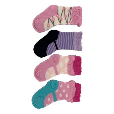 Calcetines suaves y duraderos para bebés en forma de zapatos de princesa tamaño 12-24M