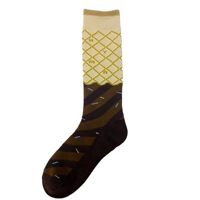 Mujeres Mujeres Medias de punto Jacquard Anillo de algodón Medias cálidas suaves y cómodas