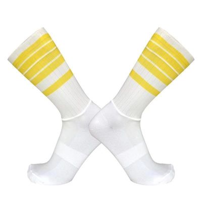 Calcetines de compresión para ciclismo aerodinámico de poliamida y spandex