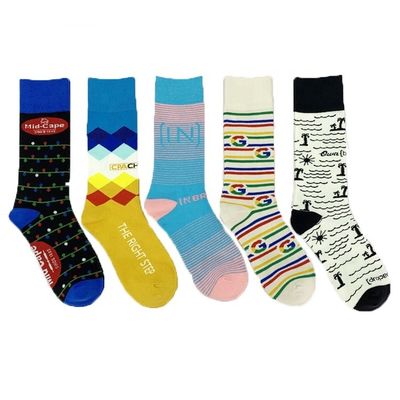Calcetín de diseño casual para hombres Calcetín de impresión de novedad de tobillo con patrones divertidos 2023-2024