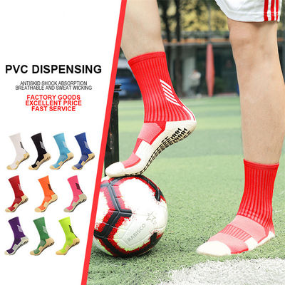 Calcetines de agarre deportivo personalizados para fútbol antiderrapante y mitigación de choques transpirables