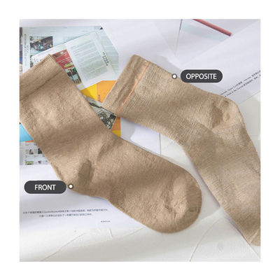 Calcetines de tobillo para mujeres a prueba de olores y higroscopia 75% cáñamo 23% poliamida 2% spandex