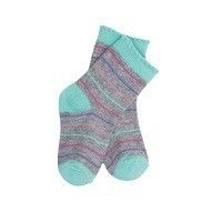 7 días Muestra de pedido Tiempo de entrega Apoyado de algodón verde Calcetines de bebé de punto para niños