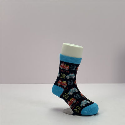 Suave y cómodo 70%Cotón 28%Polyester 2%Spandex Calcetines de punto para bebés con diseño lindo