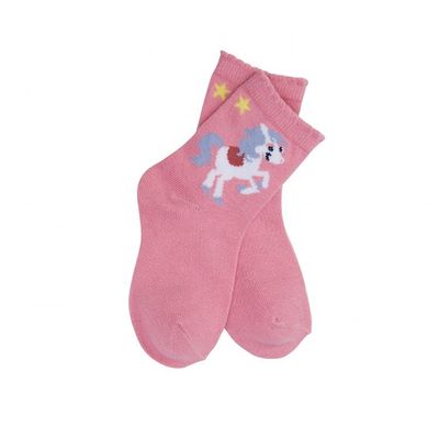Calcetines floral anti-deslizantes para niñas Calcetines de algodón de punto para el uso escolar y diario