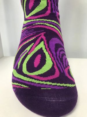 Calcetines de algodón peinados de invierno Festival colorido Loco divertido Impresión 360 hombres mujeres 5% Spandex