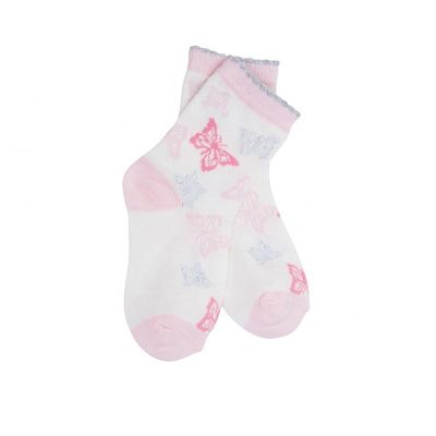 Calcetines floral anti-deslizantes para niñas Calcetines de algodón de punto para el uso escolar y diario