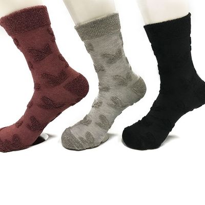 Calcetines antiderrapante secos rápidos personalizados con patrón de impresión regular LZ-22-sport 025