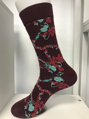 Calcetines de estilo callejero Hip Hop para hombres Etiqueta personalizada Calcetines de algodón negro con impresión personalizada