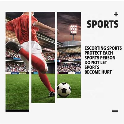 Calcetines de compresión deportivos para hombres con patrón sólido Calcetines deportivos cómodos y transpirables