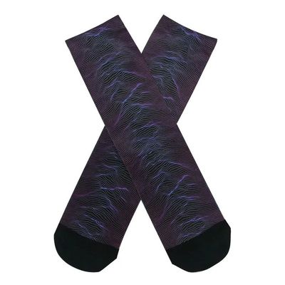 Calcetines de diseño personalizado Impresos en 3D Moda Poliéster Seca rápida Calcetines blancos blancos para hombres