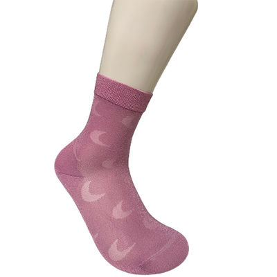 100% de moda minimalista estilo de las mujeres de seda brillante calcetines de nylon con característica anti-deslizamiento