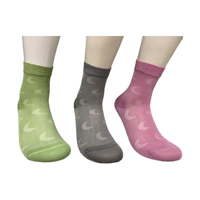 100% de moda minimalista estilo de las mujeres de seda brillante calcetines de nylon con característica anti-deslizamiento