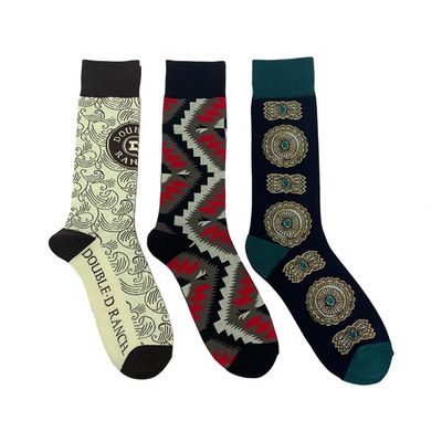 70% de algodón peinado 28% de nylon 2% de spandex personalidad calcetines personalizados para hombres de negro