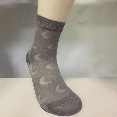 100% de moda minimalista estilo de las mujeres de seda brillante calcetines de nylon con característica anti-deslizamiento