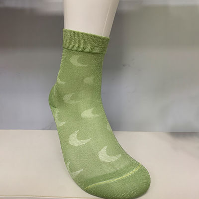 100% de moda minimalista estilo de las mujeres de seda brillante calcetines de nylon con característica anti-deslizamiento