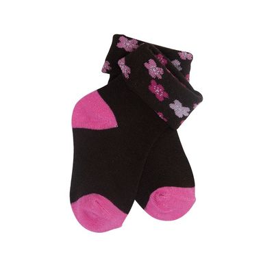 12-24M Calcetines para niños de algodón orgánico con diseño texturizado y comodidad