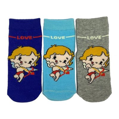 Rápido Seco Gris Deportivo Antideslizante Bebé recién nacido Niño Caliente dibujos animados Tipo lindo Calcetines de tobillo de punto