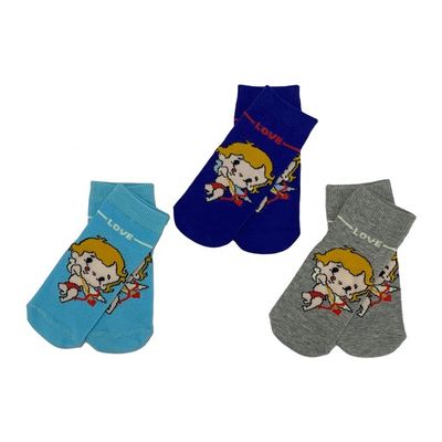 Rápido Seco Gris Deportivo Antideslizante Bebé recién nacido Niño Caliente dibujos animados Tipo lindo Calcetines de tobillo de punto