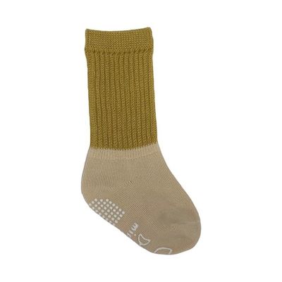 Calcetines largos de bebé de tobillo alto de punto con algodón transpirable