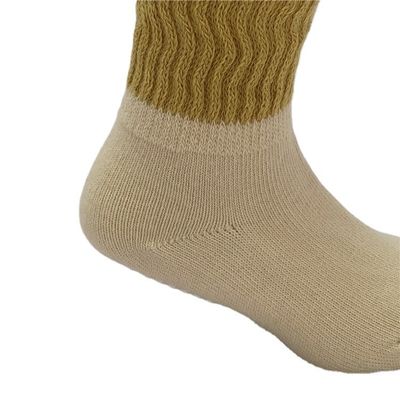 Calcetines largos de bebé de tobillo alto de punto con algodón transpirable