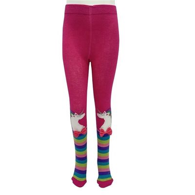 Calcetines de bebé con patrón impreso 70%Cotón peinado 28%Polyester 2%Spandex Calcetines de lana de chicas