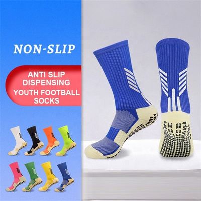 Calcetines de diseño de estilo regular para niños Calcetines de equipo de agarre personalizados
