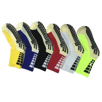 Calcetines de fútbol antiderrapante y cálidos que absorben el sudor con patrón de impresión y material transpirable