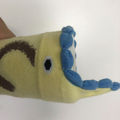 Calcetines de algodón de espesor estándar para niños y niñas de 3-6 años de edad Diseño personalizado