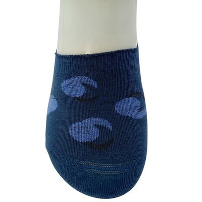 80% de algodón peinado 17% de poliamida 3% de spandex calcetines invisibles personalizados para hombres y mujeres