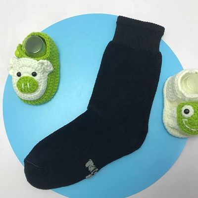 Calcetines de botas de punto para hombres de trabajo diseño personalizado Calcetines cómodos de algodón de otoño tamaño 6-11