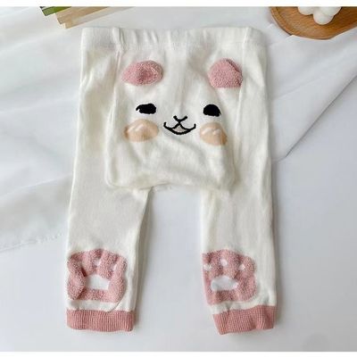 Calcetines para bebés en algodón cómodo y transpirable con un adorable patrón de animal
