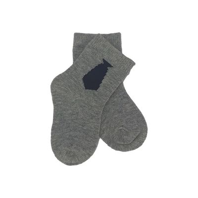 Calcetines para niños pequeños de algodón de punto transpirable corbata seca rápida con barba grande patrón antideslizante