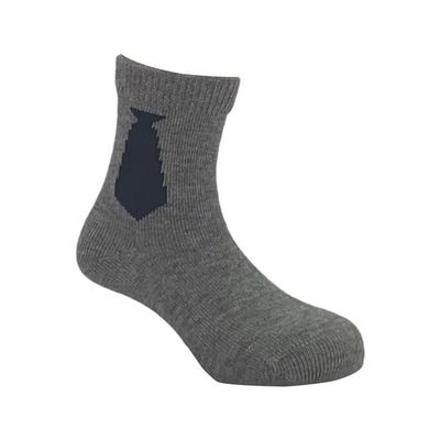 Calcetines para niños pequeños de algodón de punto transpirable corbata seca rápida con barba grande patrón antideslizante