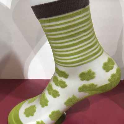 Calcetines de vidrio de punto cómodos de algodón de nylon para mujeres Logotipo personalizado OEM 35-40 Tamaño de mujer