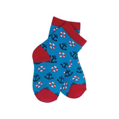 Calcetines de recién nacidos de dibujos animados para niños y niñas 12-24 meses en material de algodón peinado
