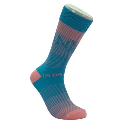 Posicionamiento del logotipo de calcetines de color para hombres a medida Otros 80% algodón peinado 17% poliamida 3% spandex