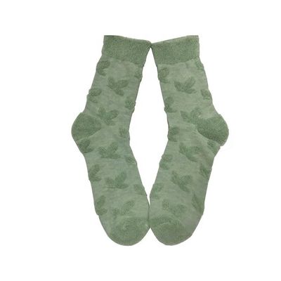 Logotipo personalizado de algodón de lujo calcetines deportivos de invierno unisex con patrón impreso y embalaje