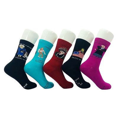 Calcetines de yoga para mujeres Tejido 70% algodón peinado 25% poliamida 5% detección de aguja de spandex