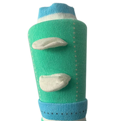 Moderno algodón peinado orejas 3D de doble costilla calcetines para niños diseño y detección de agujas