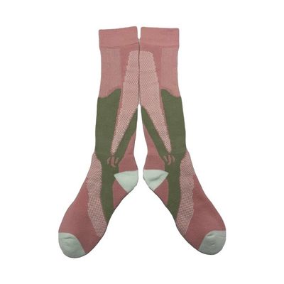 Calcetín cómodo, gracioso, de impresión de algodón, novedad, calcetines térmicos.