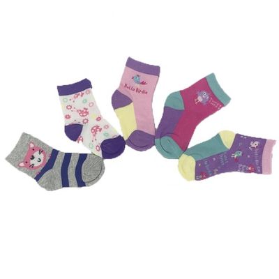 Cotton Long Kids recién nacidos bebés chicas de dibujos animados lindas calcetines de tubo calcetines diarios para el invierno