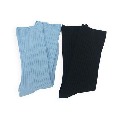 Método de tejido Calcetines de belleza de punto para mujeres 100% de algodón Calcetines de doble cilindro
